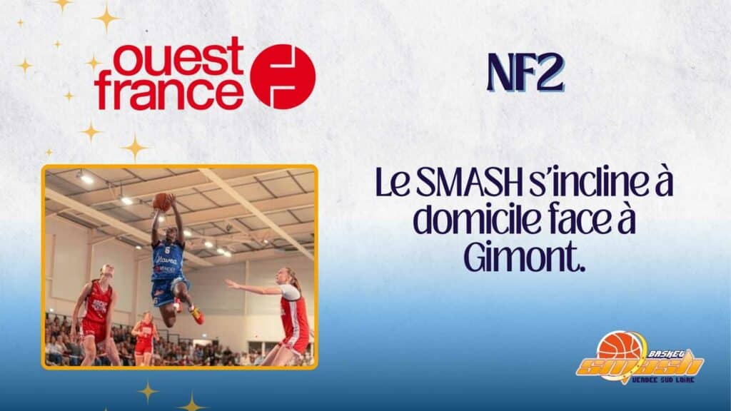 NF2 : Le SMASH s’incline à domicile face à Gimont